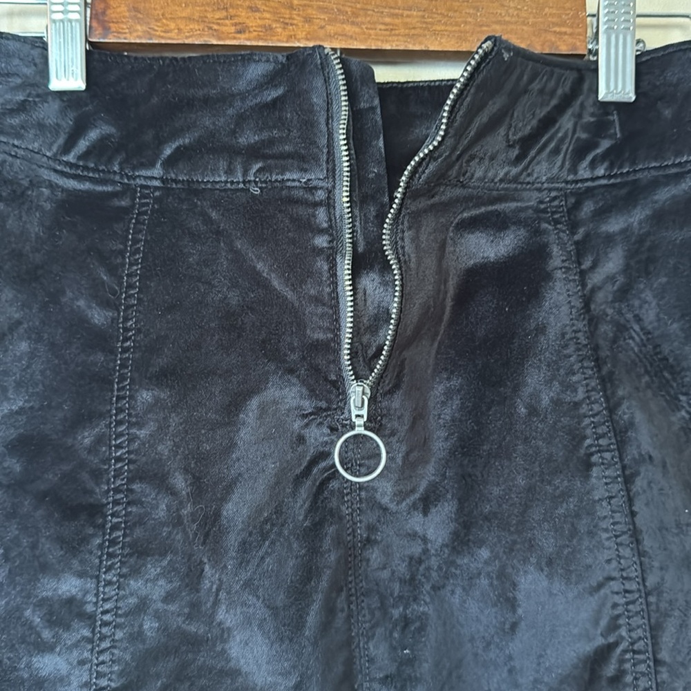 Free People Velvet Mini Skirt - Picture 4 of 6